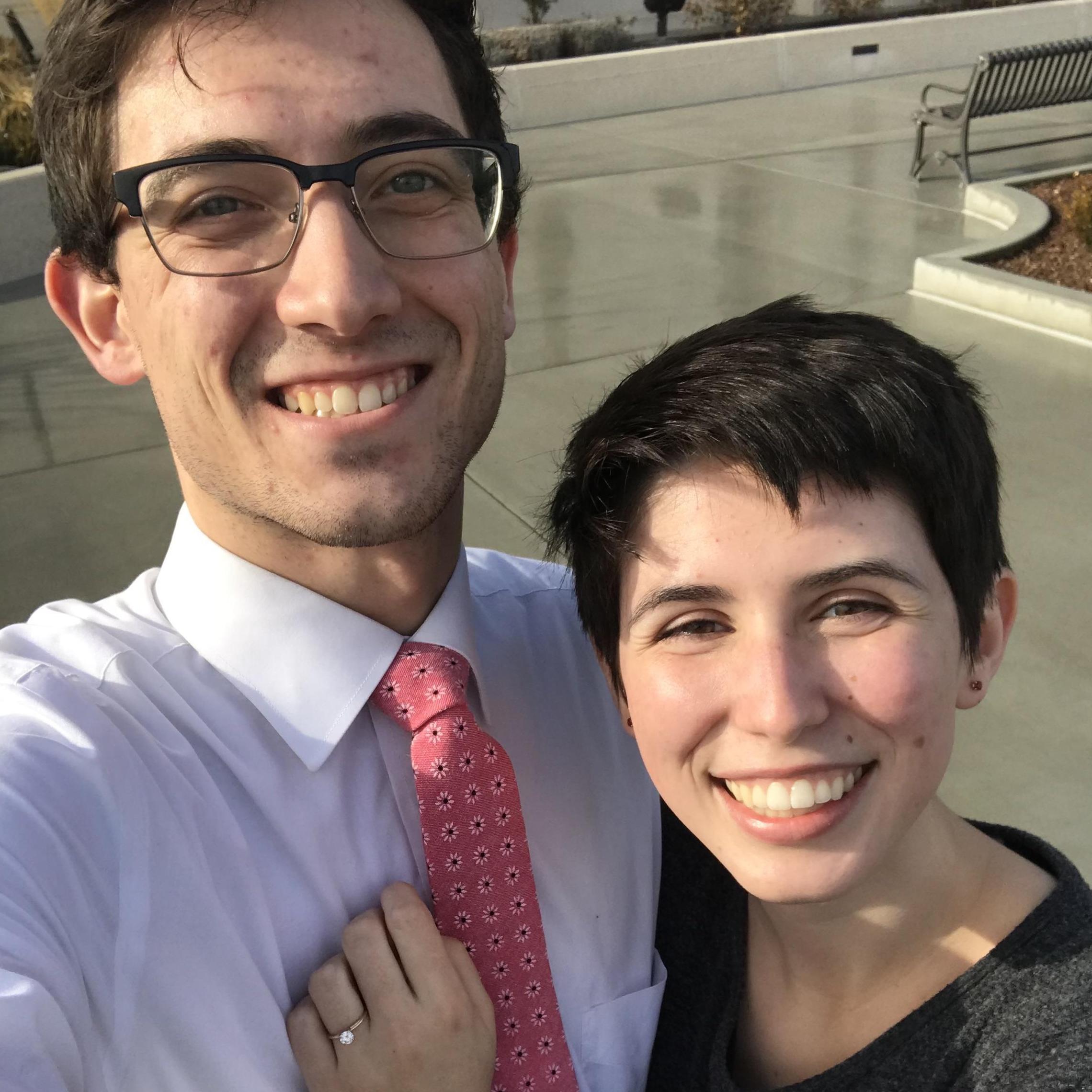 On February 2nd, 2019, Shane asked Sadie to marry him in front of the Meridian Idaho Temple which was the area where Shane had served as a full time time missionary