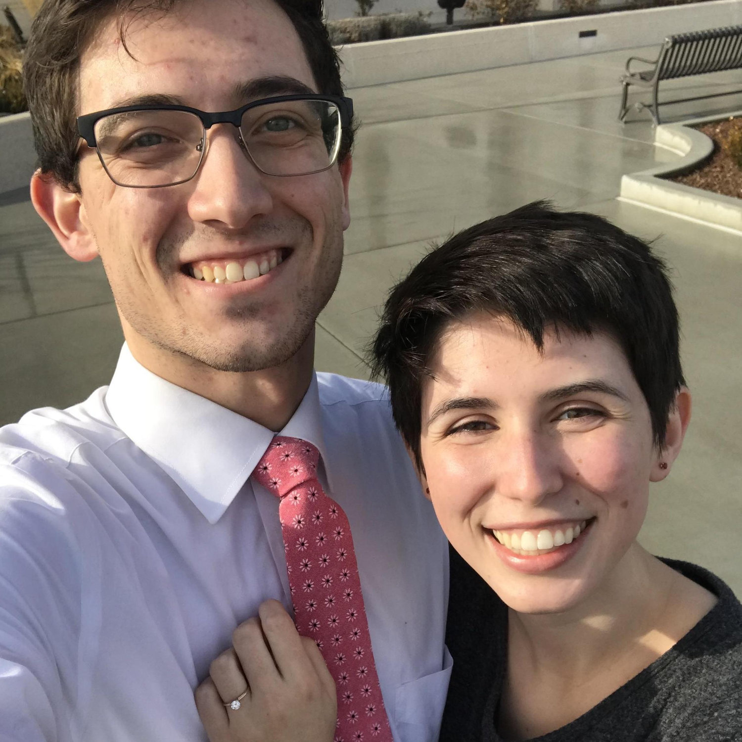 On February 2nd, 2019, Shane asked Sadie to marry him in front of the Meridian Idaho Temple which was the area where Shane had served as a full time time missionary