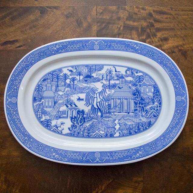 Calamityware Platter: Dinosaurs