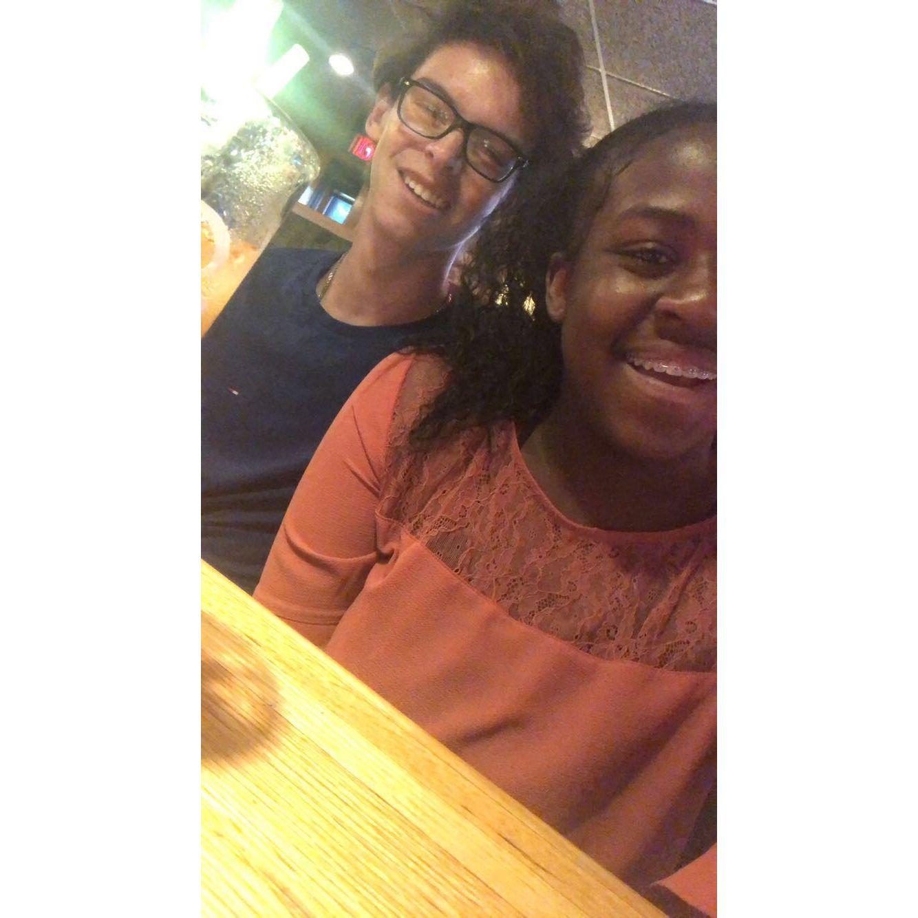 One of our first double dates