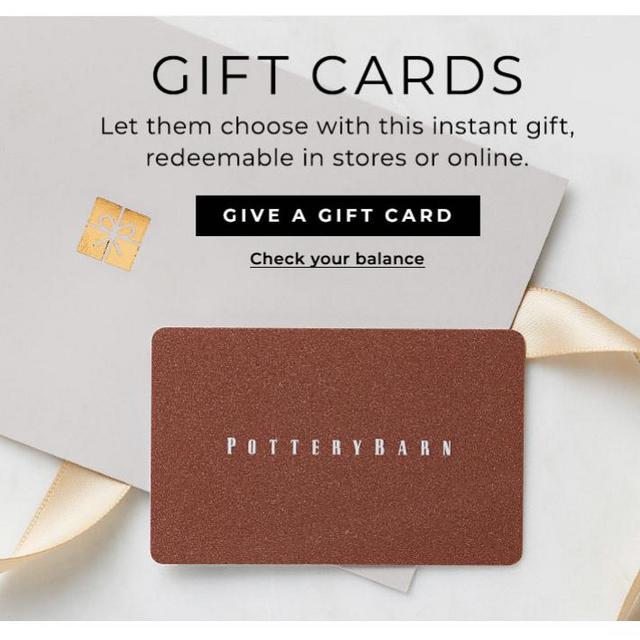Potterybarn Gift Card