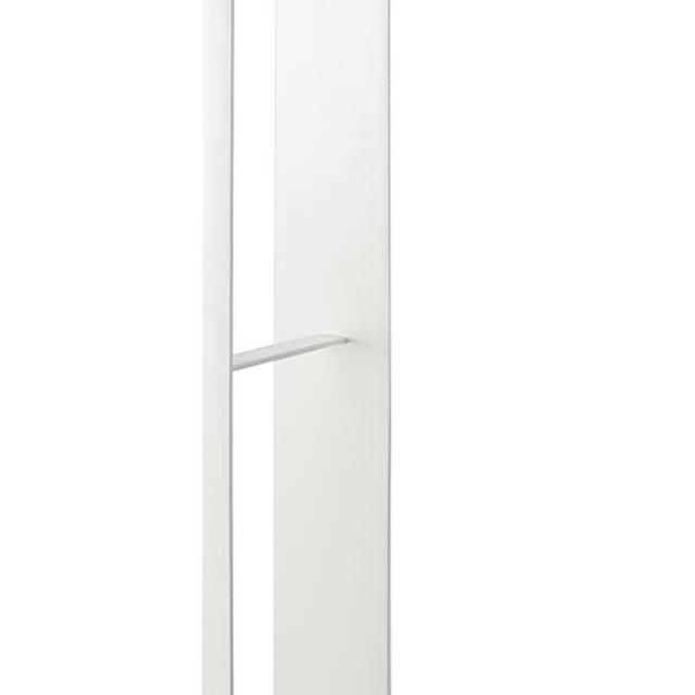 Yamazaki Home Clothes Magnet Hanger Storage Rack-Large Hanging Organizer | Steel | Laundry, One Size, White