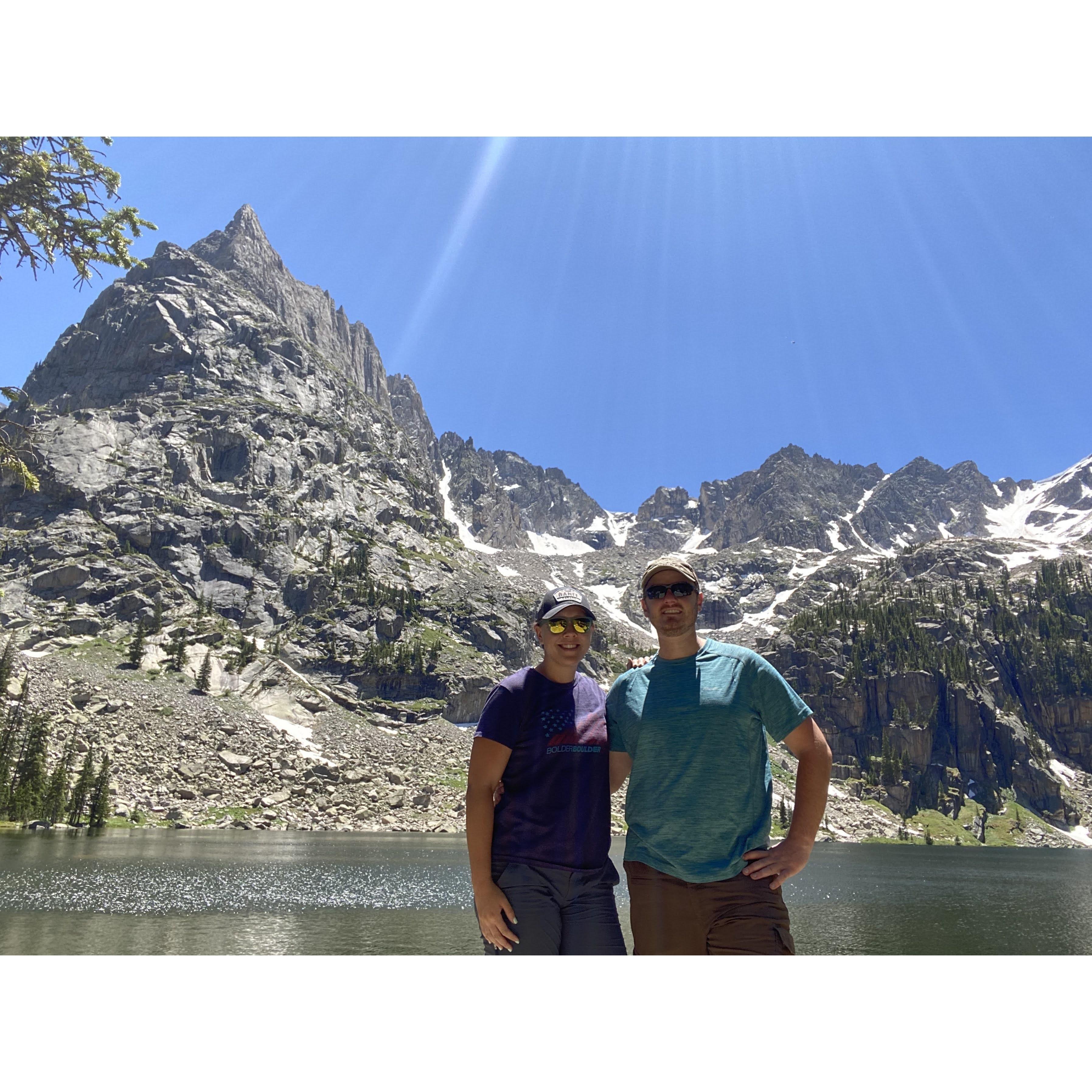 17 mile Crater Lake hike. Longer than we expected...
