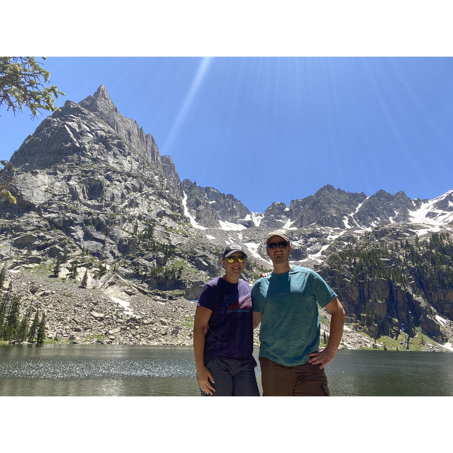 17 mile Crater Lake hike. Longer than we expected...