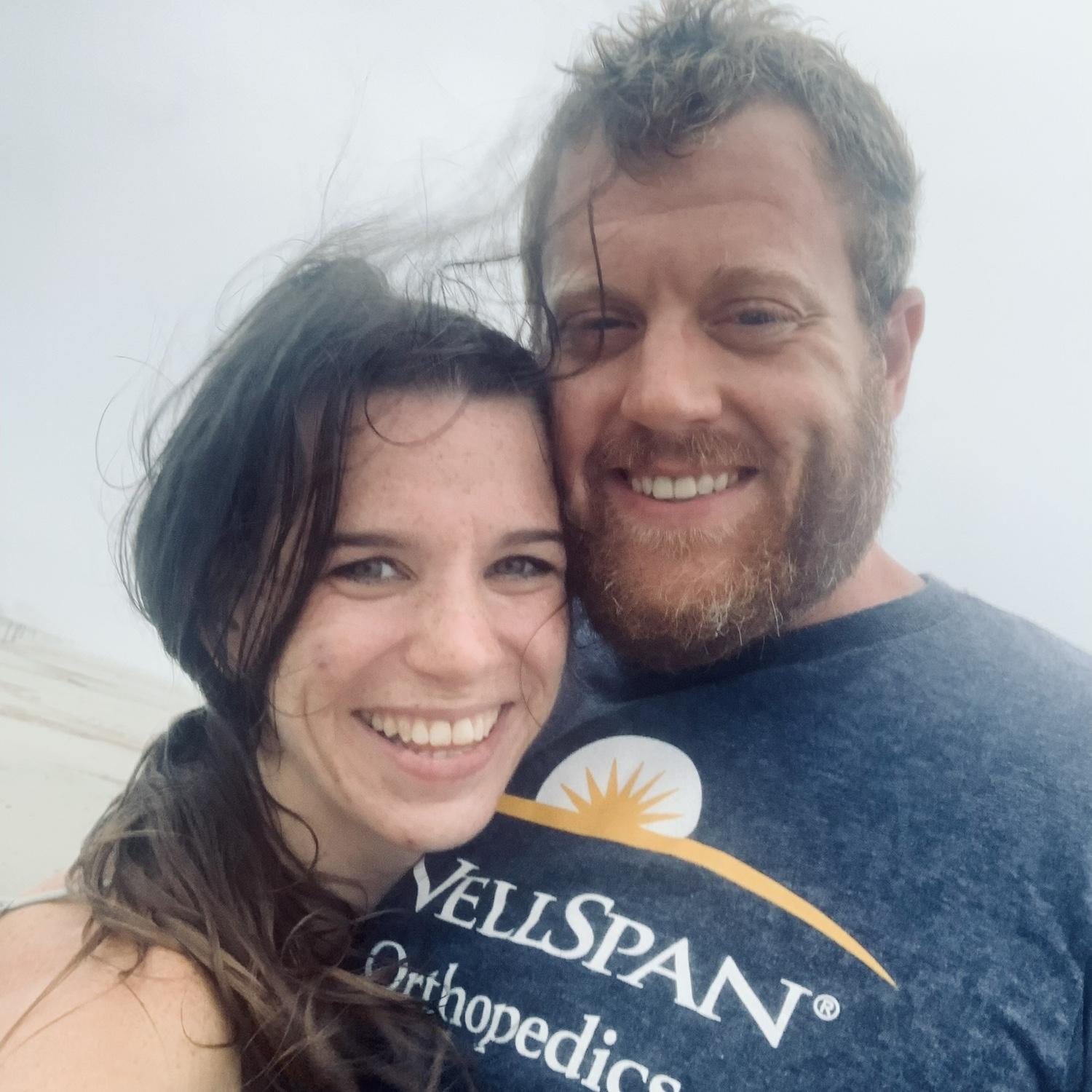 The very first trip we took together was to New Smyrna Beach Fl. It was during this trip we also experienced the full Florida hurricane experience.