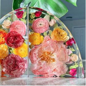 Wedding Flower Preservation - Bookends