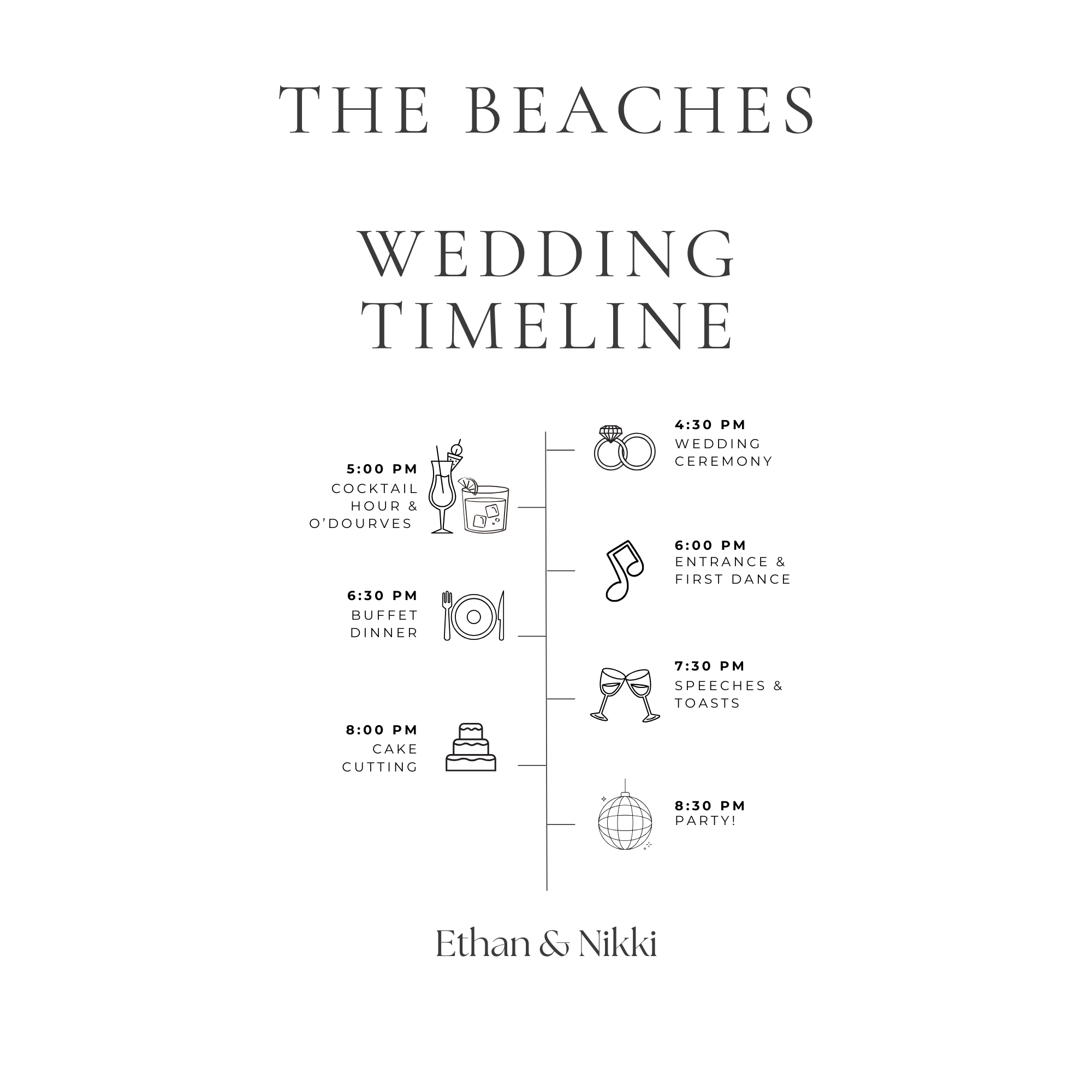 Wedding Timeline