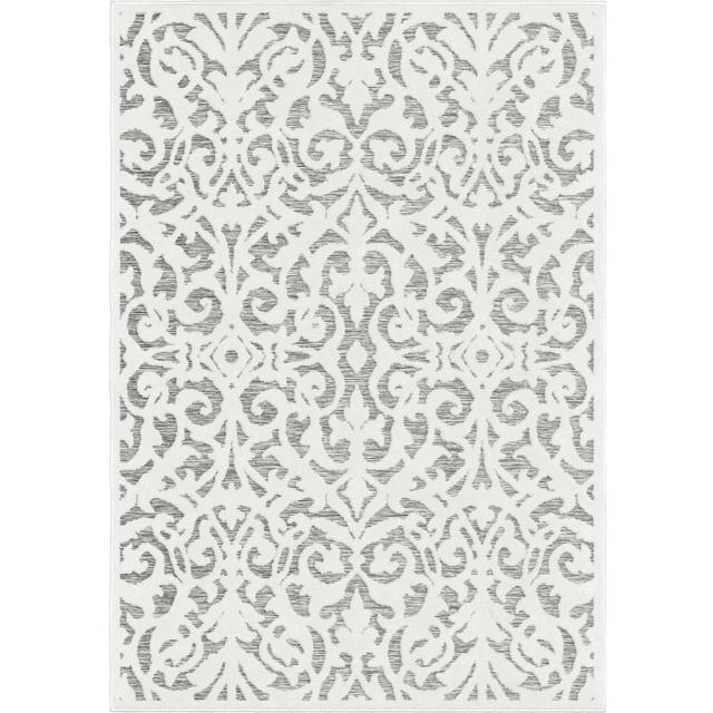 My Texas House Lady Bird Area Rug, Off-White, 6'6" x 9'6"