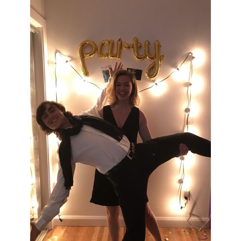 Pandemic prom: bored out of our minds and looking for something to celebrate, Sarah's roommate Riti and her decorated their apartment to recreate prom with their boyfriends