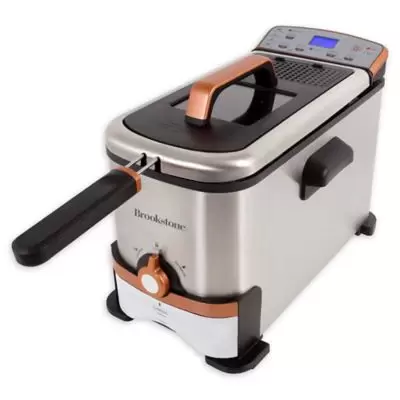 Brookstone® 3.2 qt. Digital Deep Fryer with Oil Filter