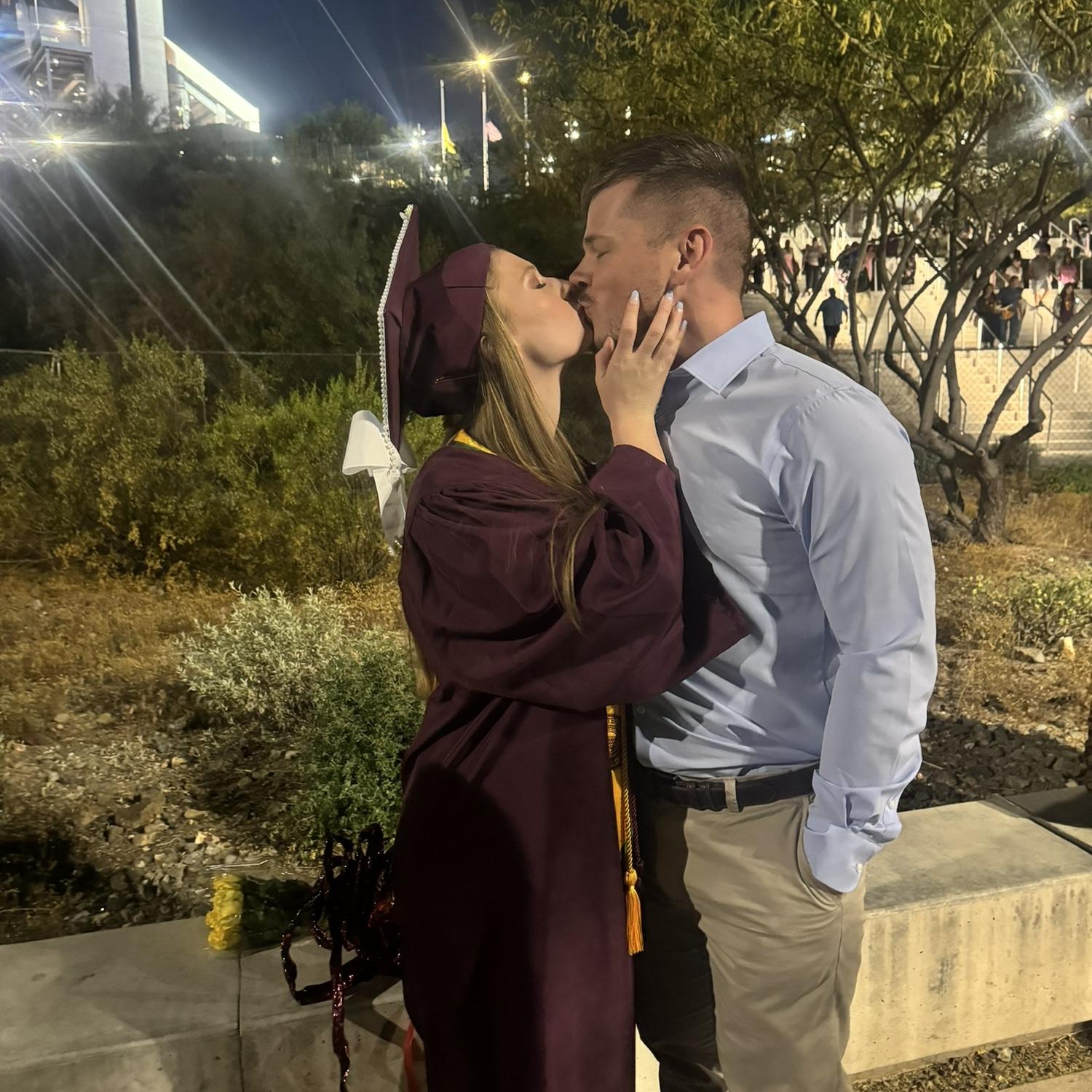 Megan’s college graduation from Arizona State University.