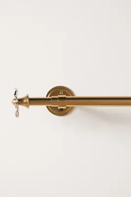 Raisa Mixed Metal Curtain Rod