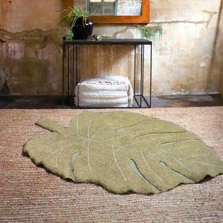 Washable Monstera Rug