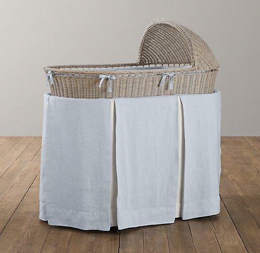 Heirloom Wicker Bassinet & Mattress Set