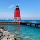 Walk the South Pier Lighthouse
