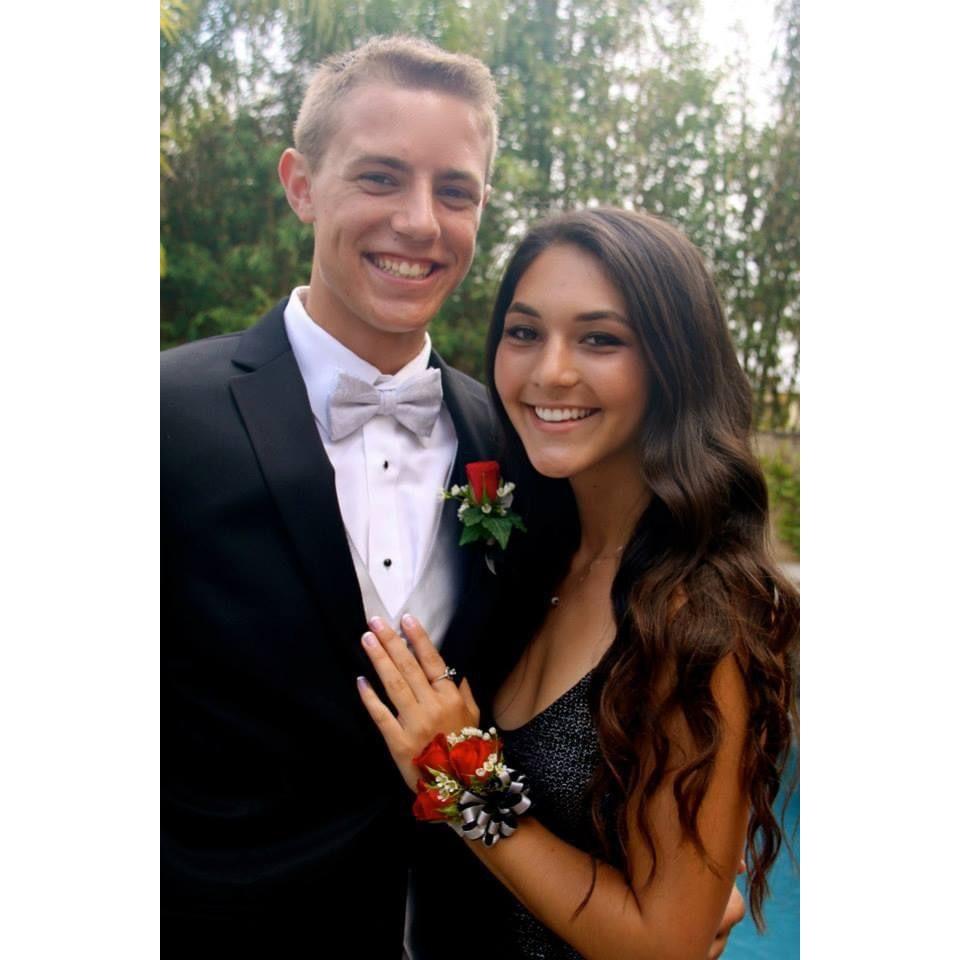 Our Junior Prom in 2013, our 1st dance as a couple