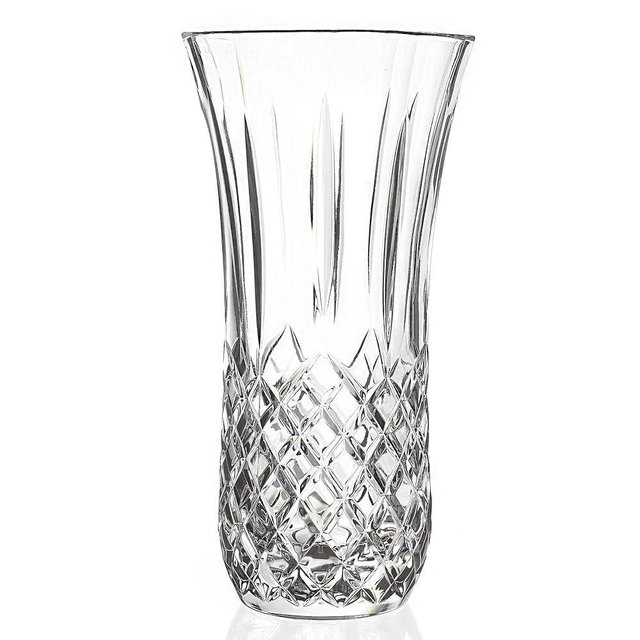 Lorren Home Trends 11.5" Vase from The RCR Opera Collection, Clear, Medium (8"-15") (256190)