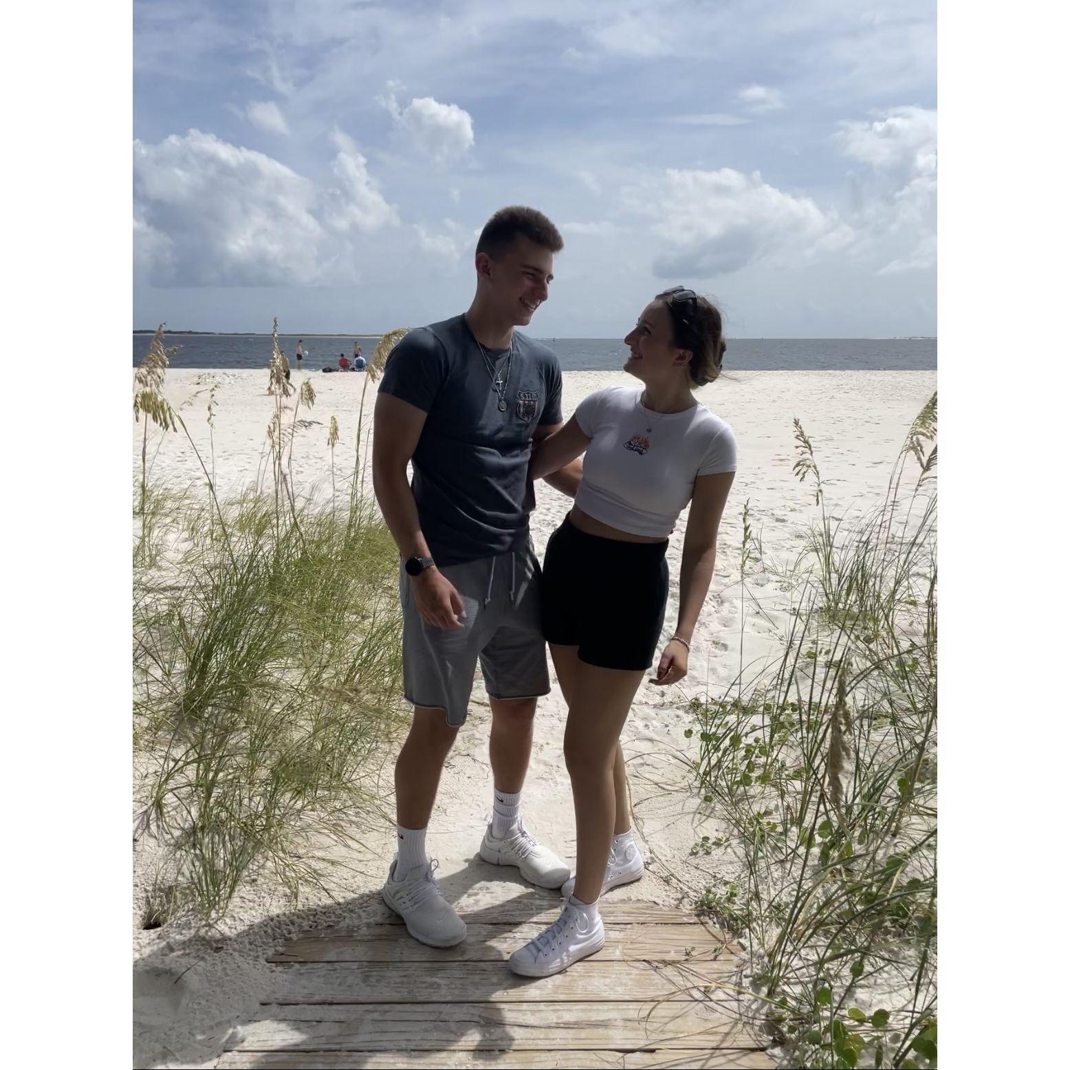 Reuniting in Pensacola, FL after Dante completed Navy Boot Camp 2021