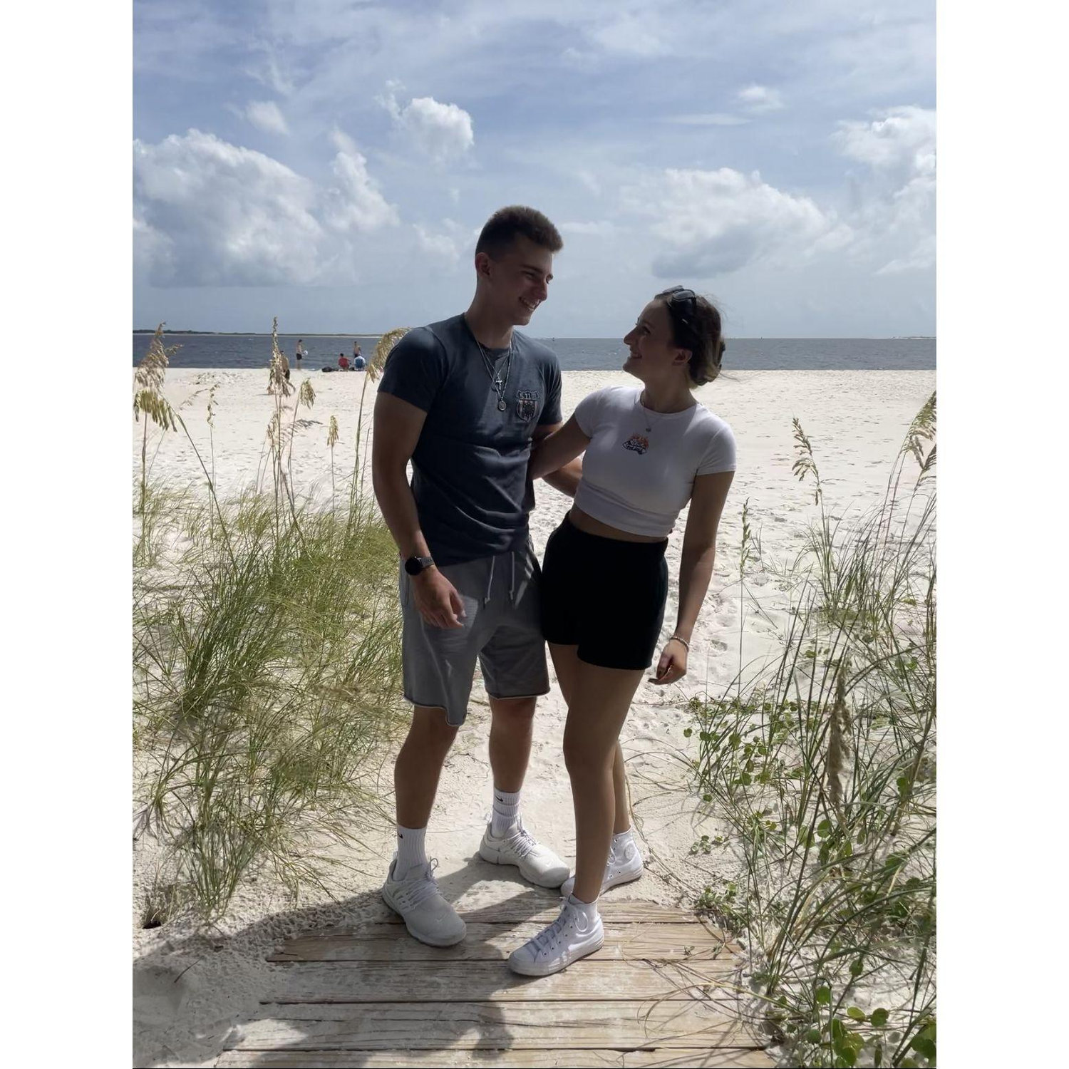 Reuniting in Pensacola, FL after Dante completed Navy Boot Camp 2021