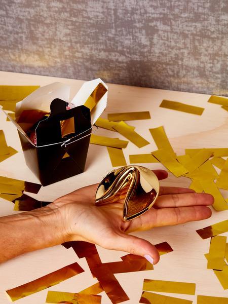 Golden Fortune Cookie