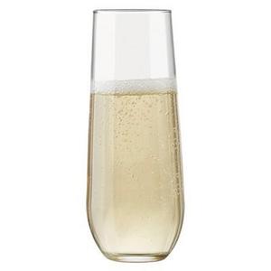 Black & White Global 8oz 4pk Stemless Champagne Flutes - Threshold™