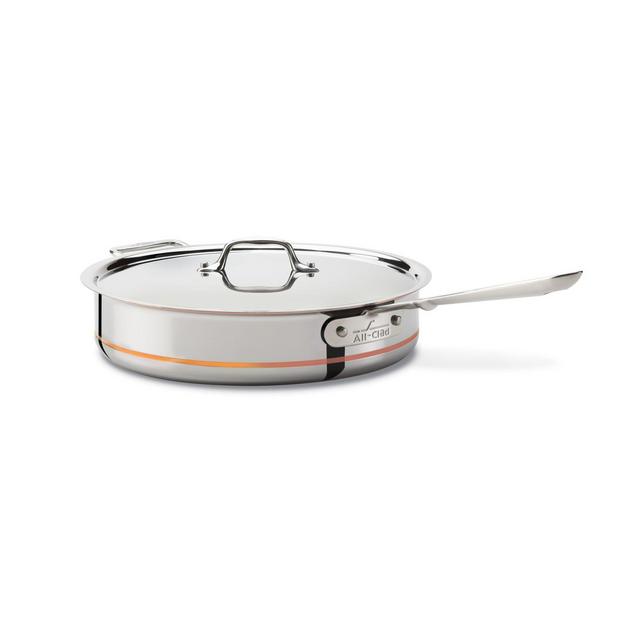 All-Clad Copper Core® 5 qt. Covered Sauté Pan with Helper Handle