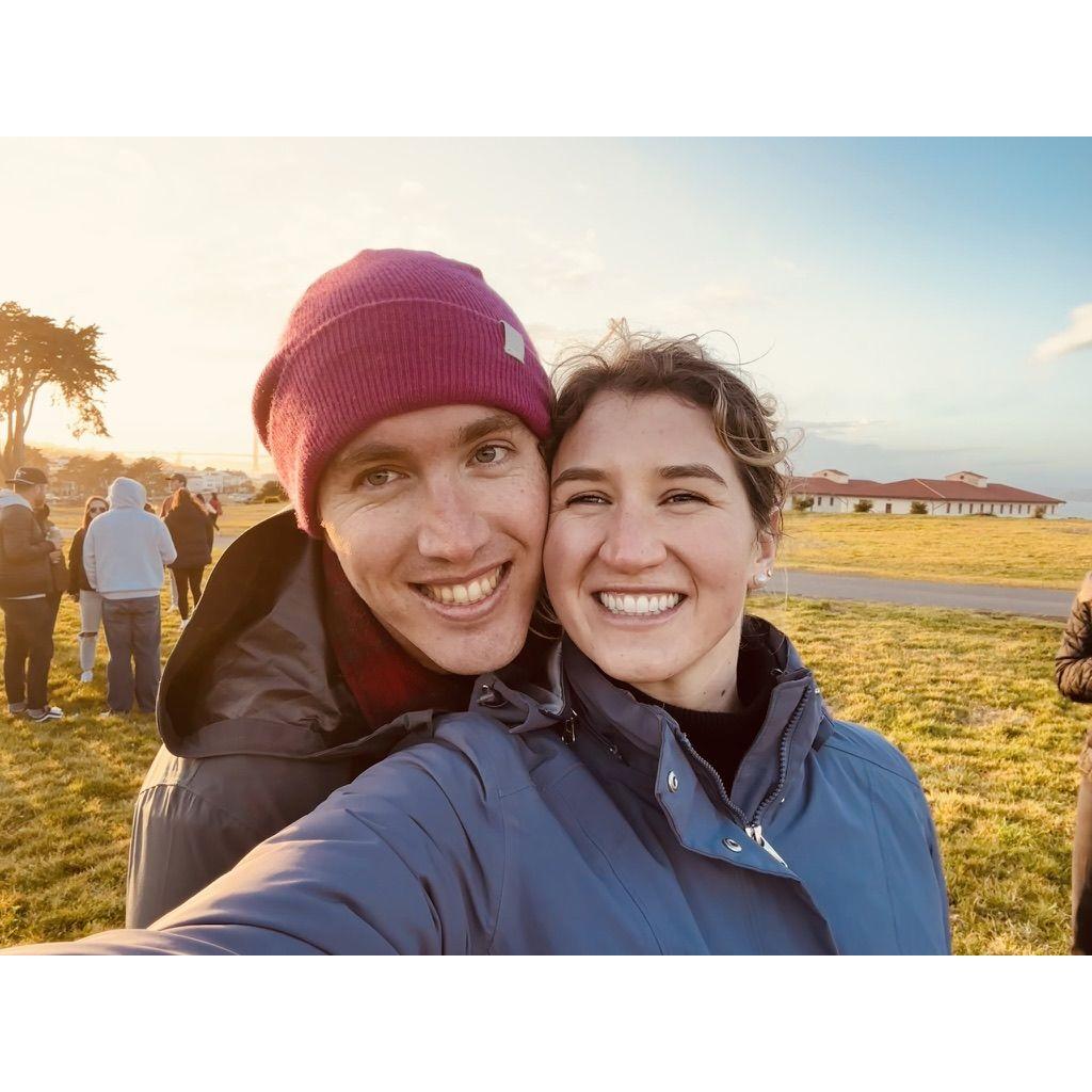 First trip to San Francisco and first Wedding together! (Shoutout to Mak and Jim!)