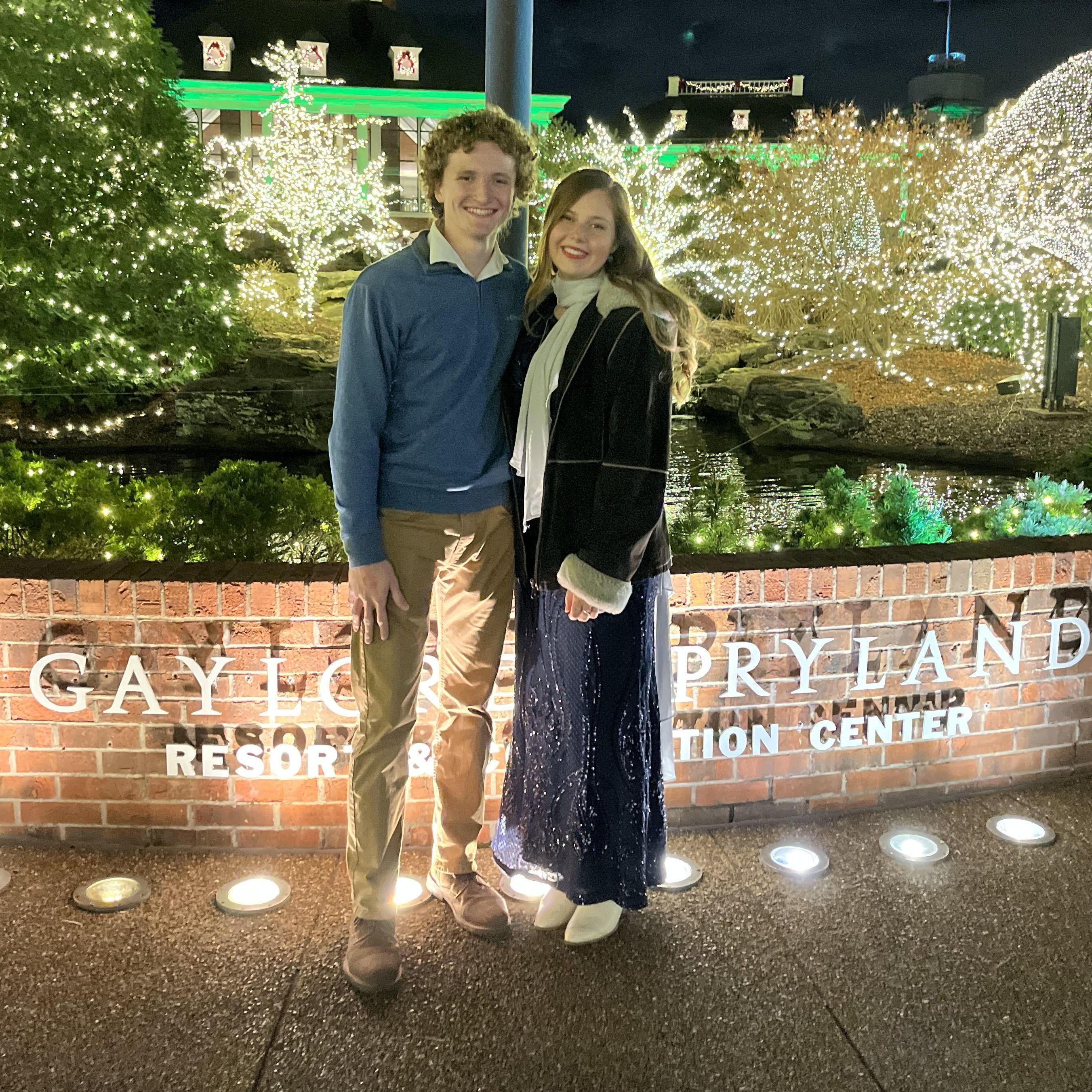 A fancy Christmas date!