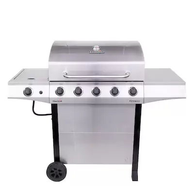 Char-Broil Char-Broil Performance Silver 5-Burner Liquid Propane Gas Grill with 1 Side Burner