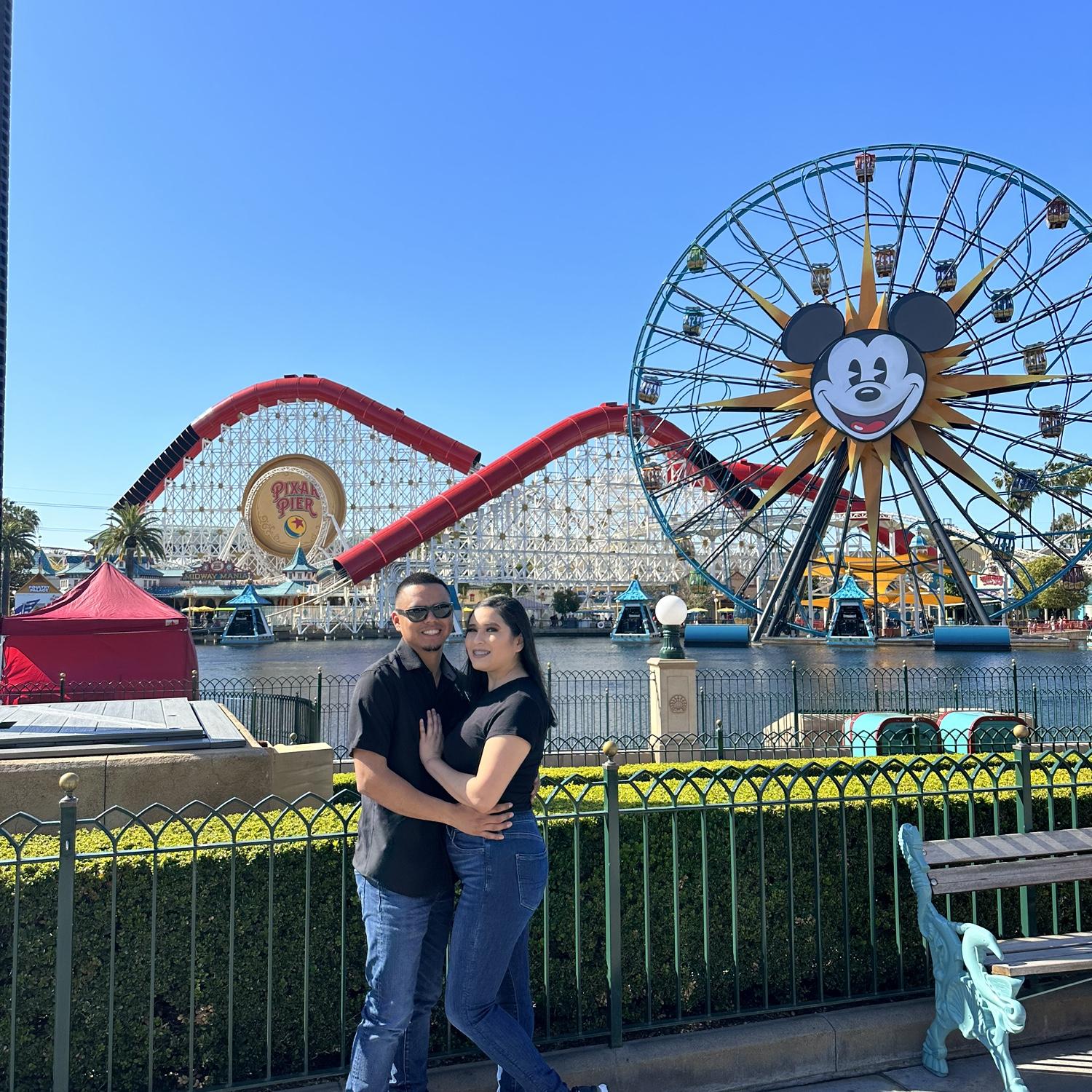 This was our first trip together! Disneyland😄