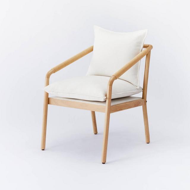 Ventura Fully Assembled Upholstered Accent Chair with Wood Frame Natural - Threshold™ designed with Studio McGee