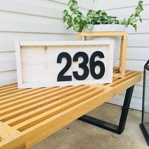 House Number Sign  | Decor