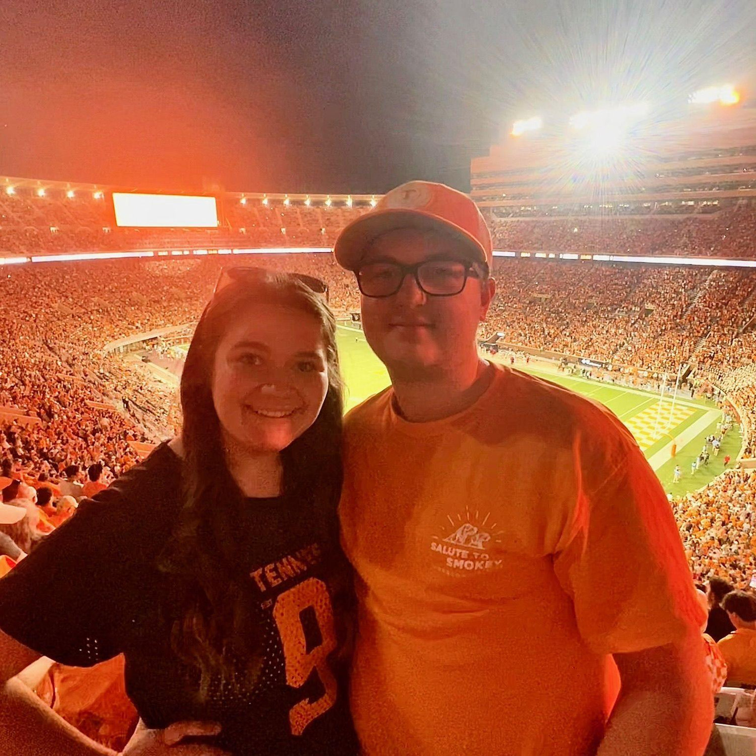 She definetly screamed all the lyrics to Rocky Top right before this...
