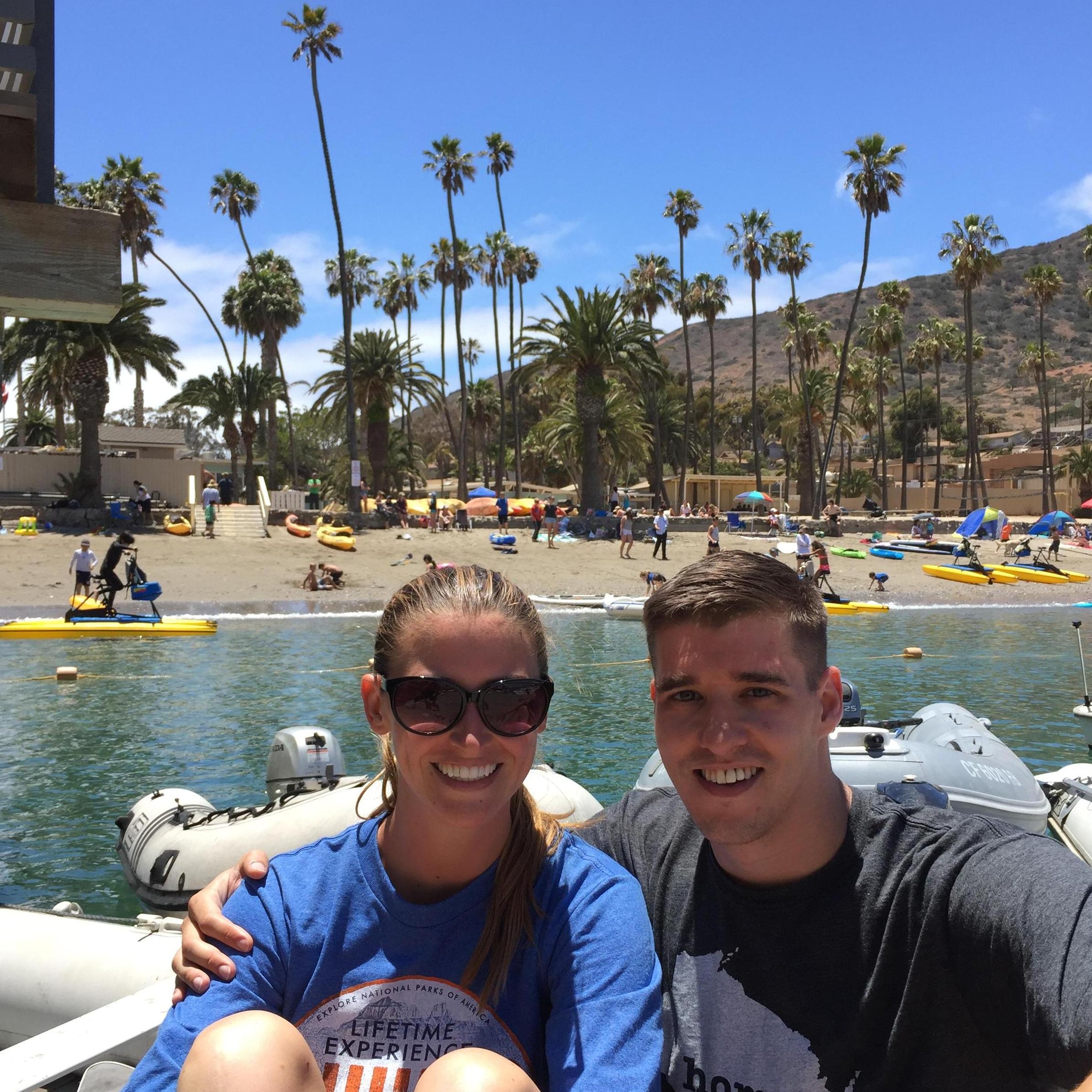 Rob's first trip to Catalina; July, 2016