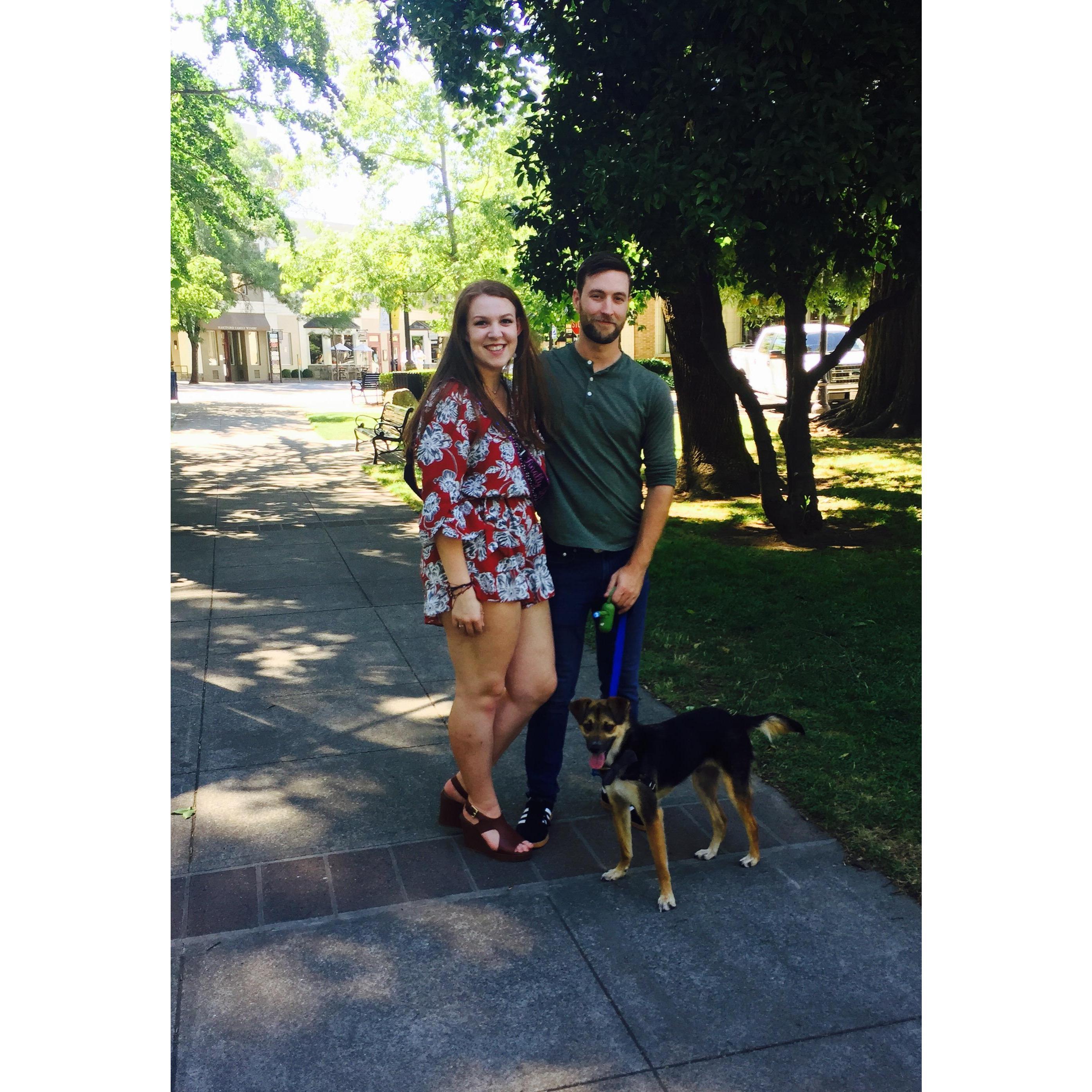 Cassy's 21st birthday and the day after we adopted our fur baby, Max - June 17th, 2017
