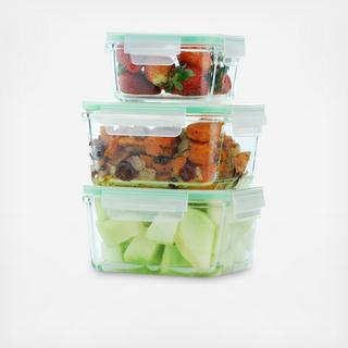 Glassworks 6-Piece Square Storage Set