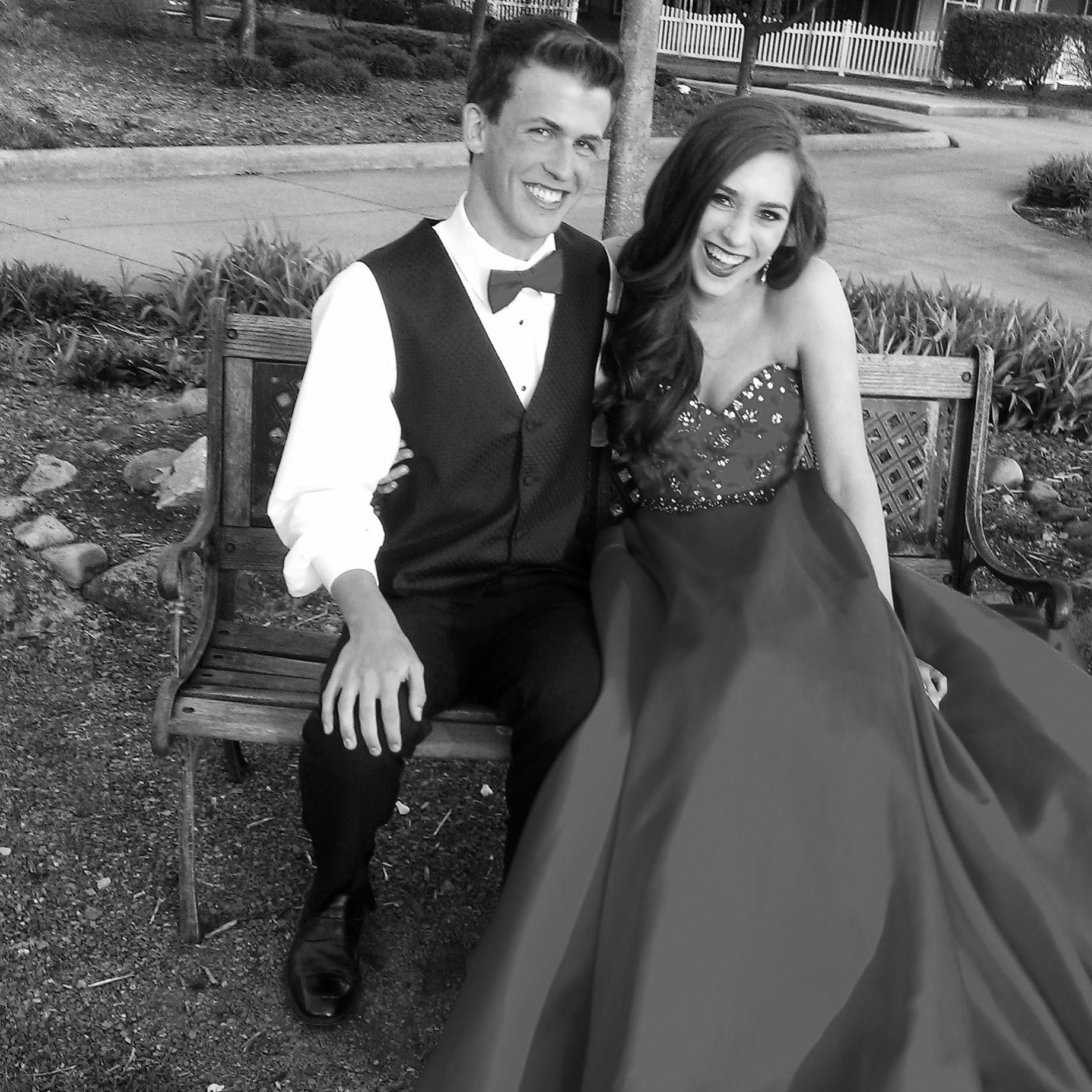 Elizabeth's senior prom in 2015