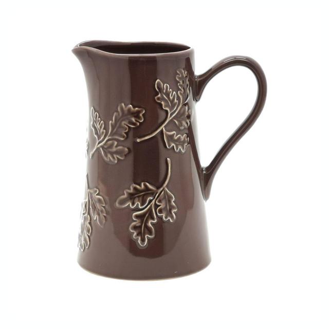 Bee & Willow™ Hays Leaf Pitcher in Iron