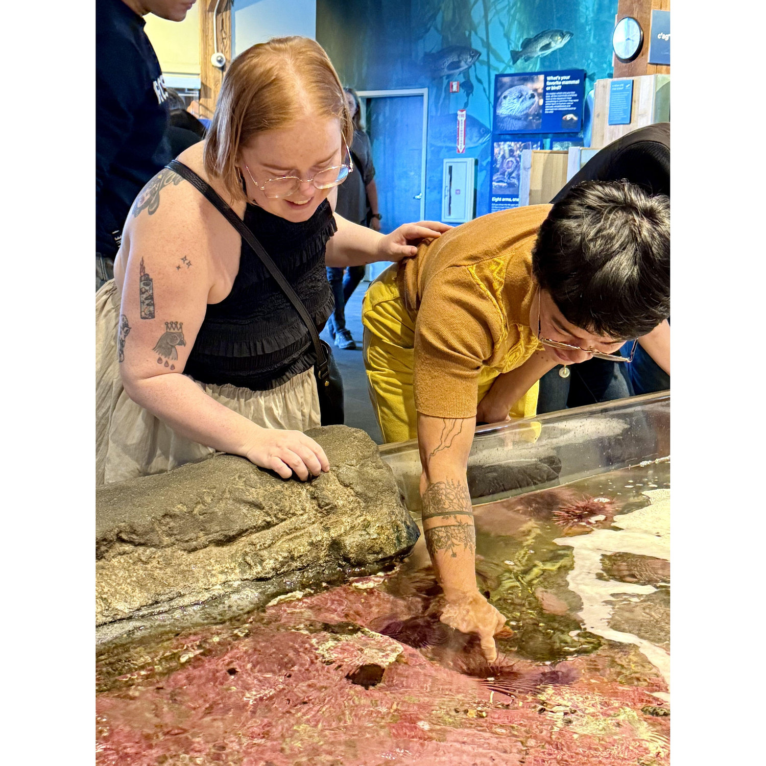 the aquarium is our happy place