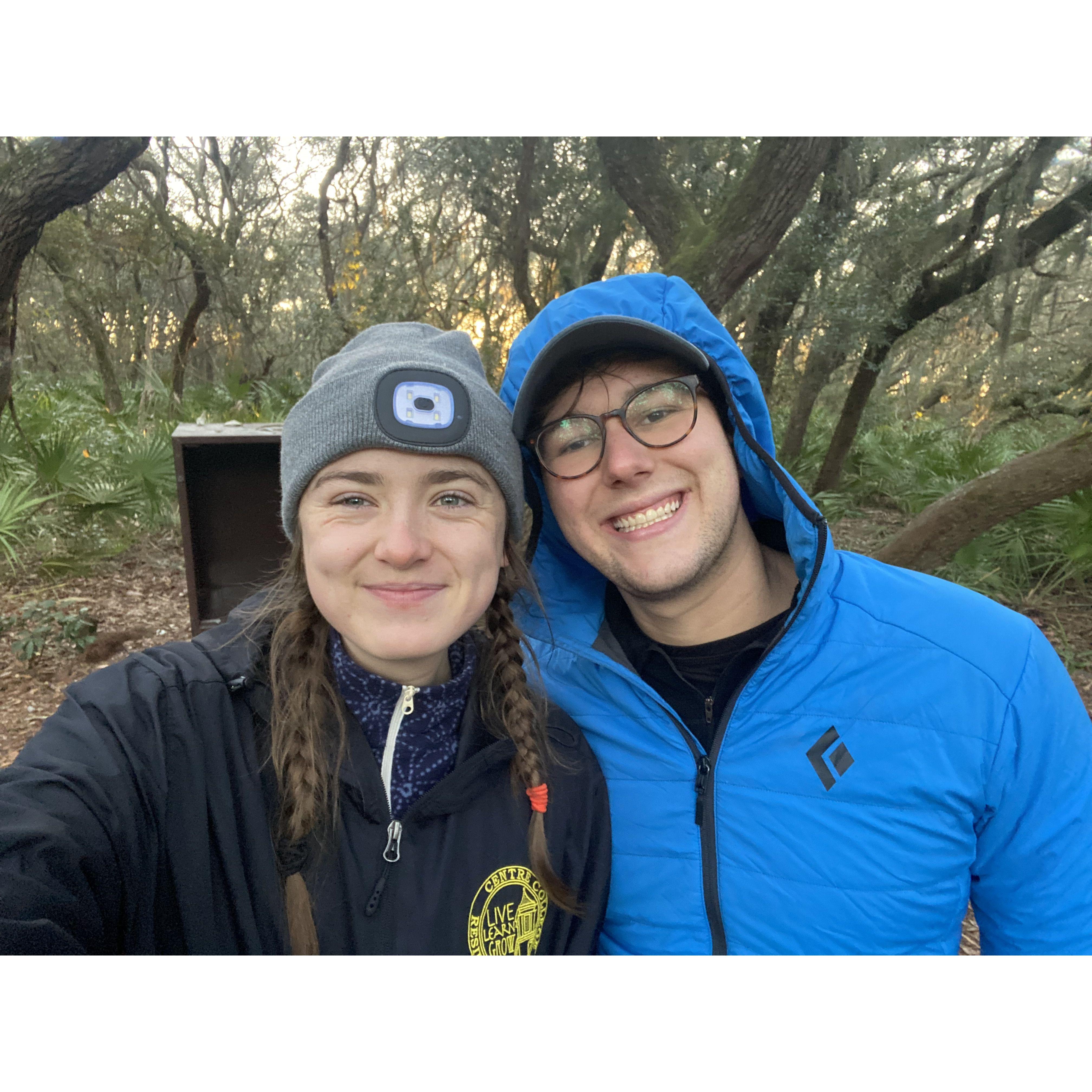 A backpacking trip to Cumberland Island, Georgia.