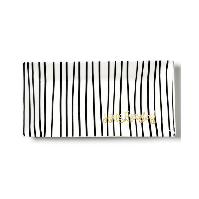 Happy Everything by Laura JohnsonCollection Black Stripe Scoop Tray