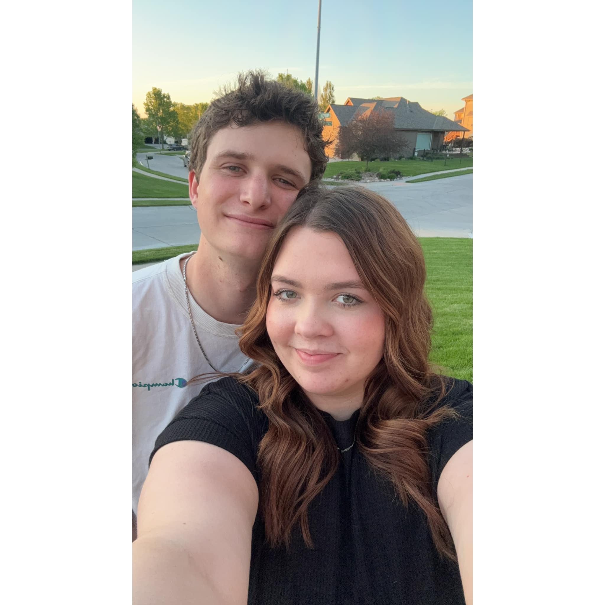 The night we got engaged