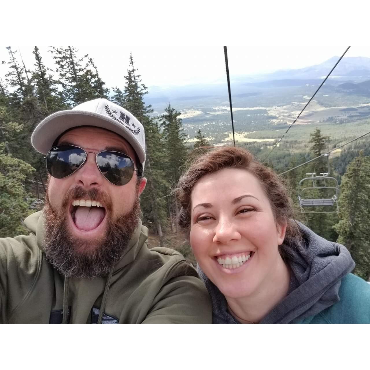 The proposal!!!  12323 feet up Baby!!!