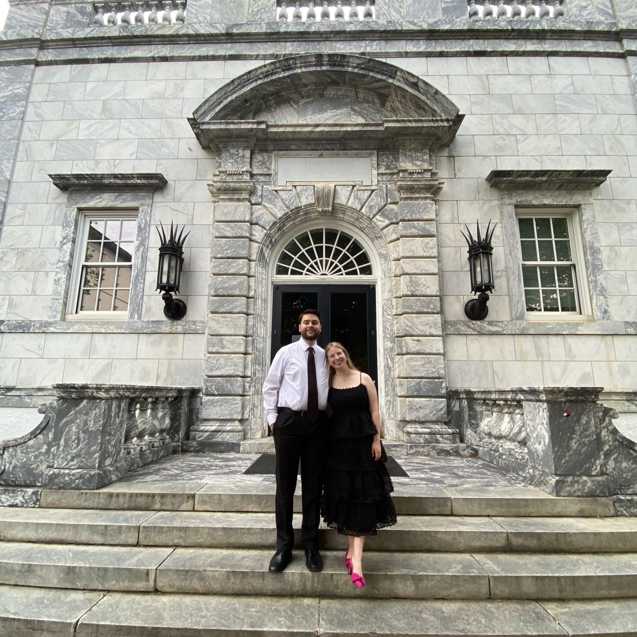 Senior formal at Emory University