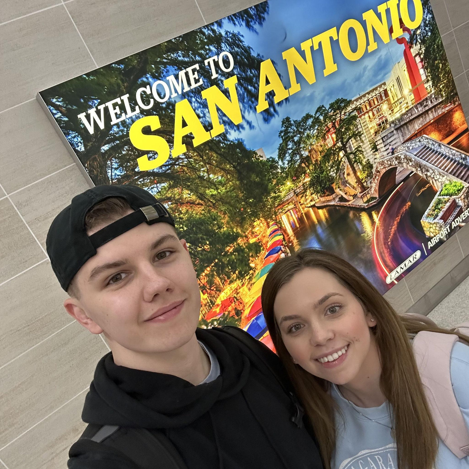 quick trip to San Antonio, Texas to see our new home