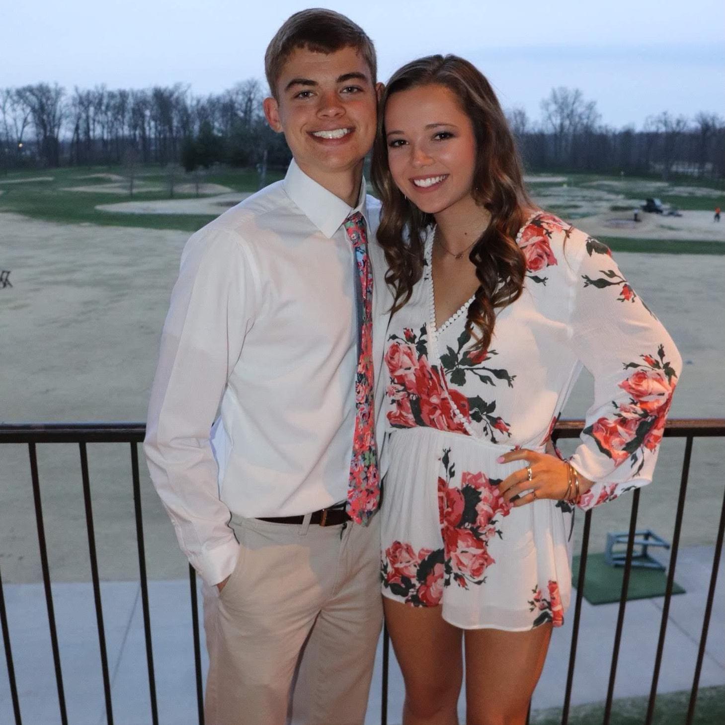 Camille's sophomore sorority formal.
