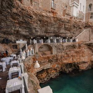 Romantic Dinner at Grotta Palazzese, Puglia