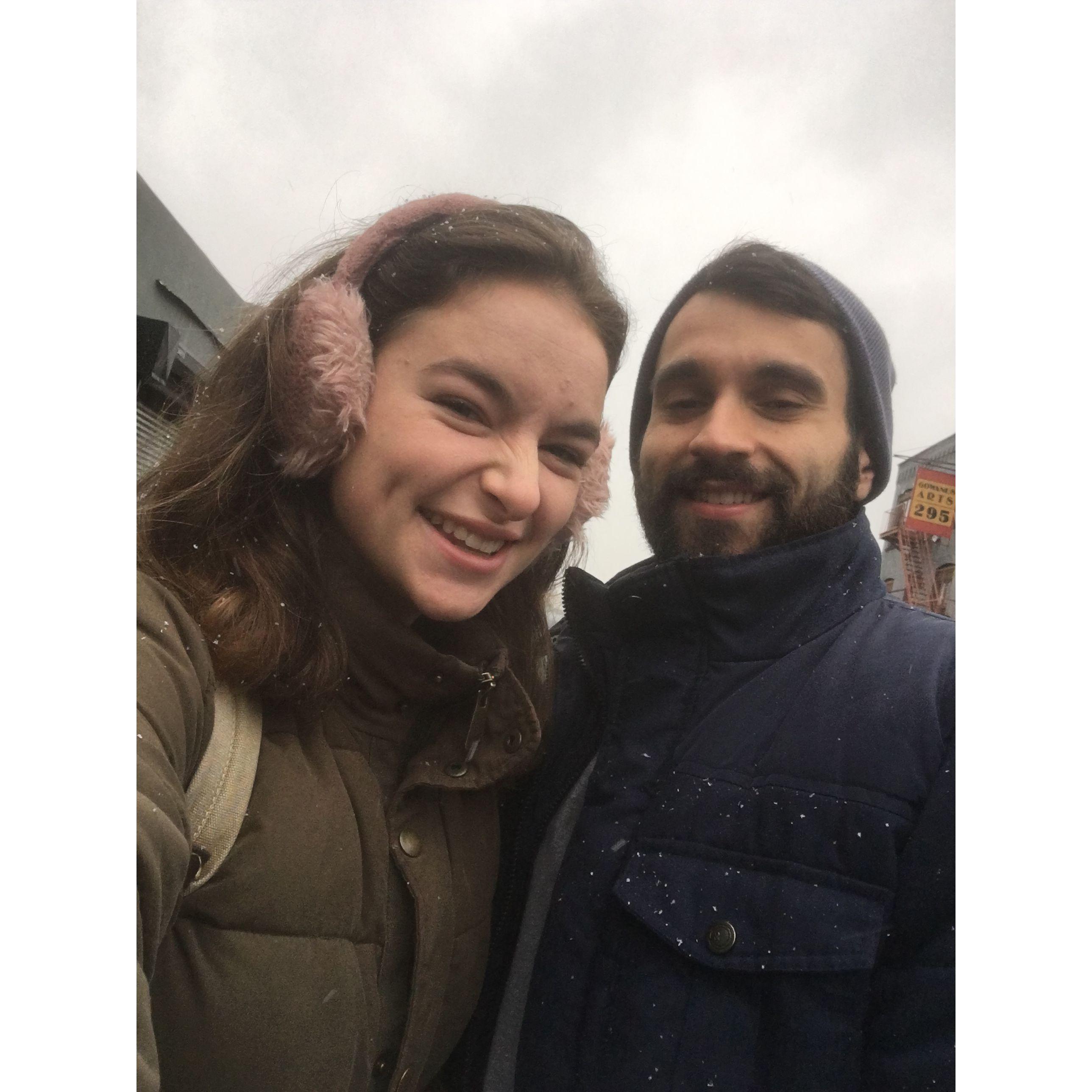 December 2018 - In New York City meeting Danny's family