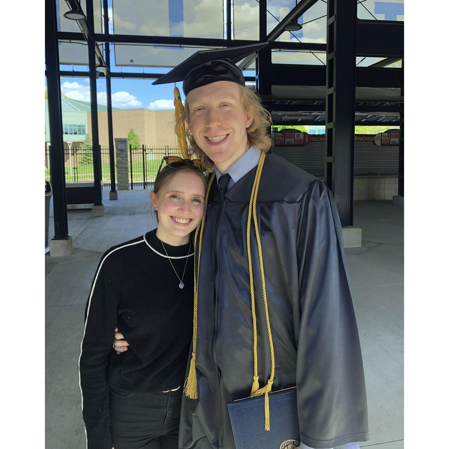 Jesse's graduation, 2021
