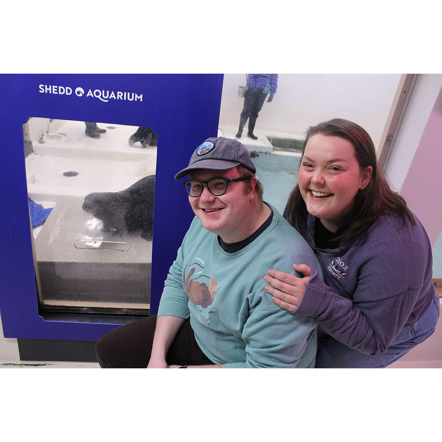 Al surprised Sean with an otter encounter for Christmas 2024. Did you know that otters have 1 million hairs per square inch?